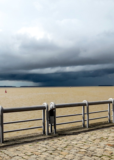 Afternoon Rain Coming Across Guarajá Bay Photography Art | Peter T. Knight Photography