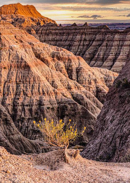 Badlands Layers Art | Don Peterson Photography