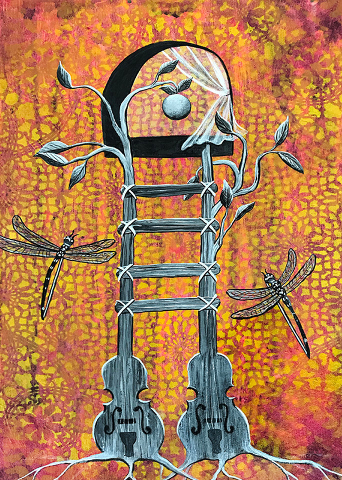 Linda Storm Art | Viola Ladder | Prints