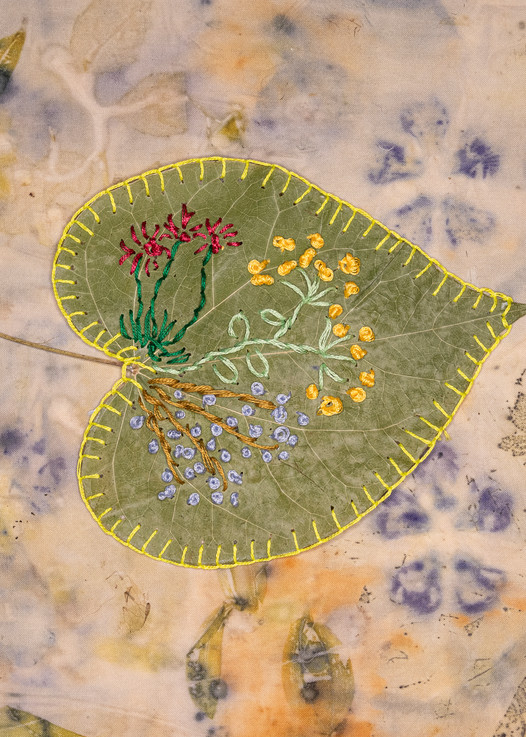 Redbud Leaf Art | Linda Doucette Art
