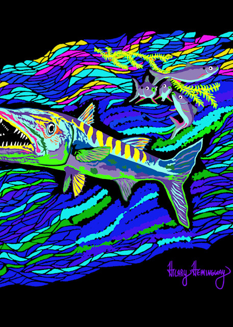 Barracuda (Sg) Art | Hilary Hemingway Art