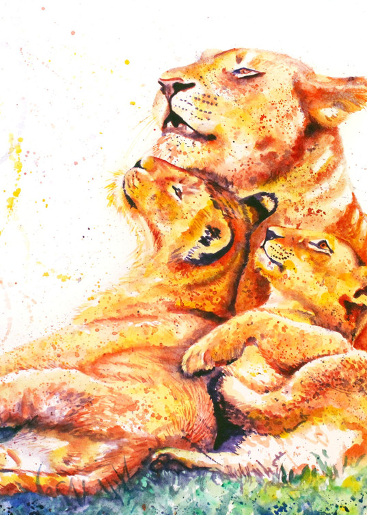 Safari Collection - Lioness & Cubs