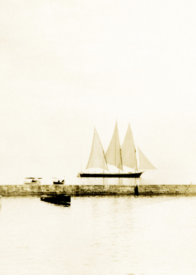 Sailboat and Dock