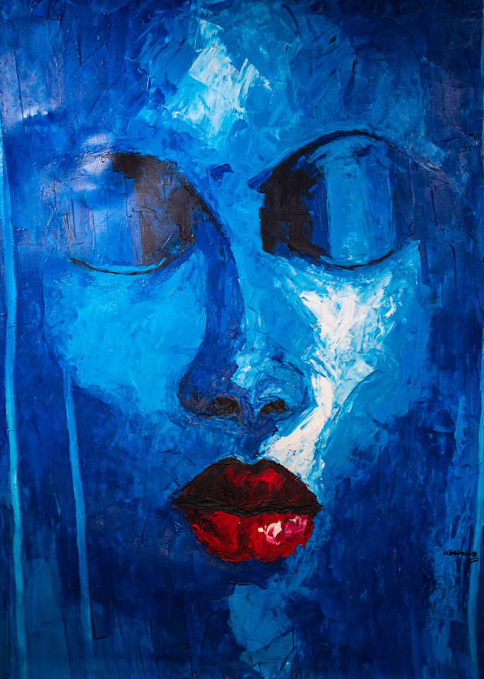 Blue Face Art | Vivid Emporium Art