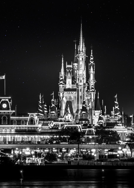 Magic Kingdom Black and White Anniversary - Disney Images Black and White