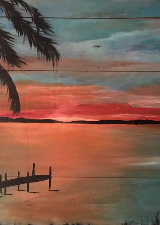 Sunset At The Pier Art | Crocifissa Fine Art