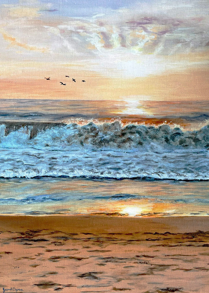 North End Sunrise Oil Painting Art | janetogrenart