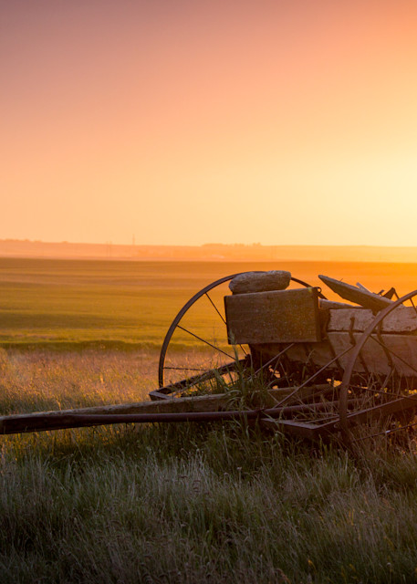Rustic Seeder at Sunset Photography