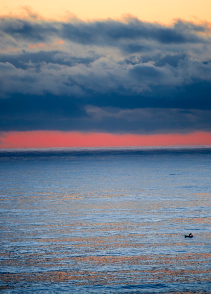Cloudy Sunset With Sailboat Photography Art | Gatesman Photography