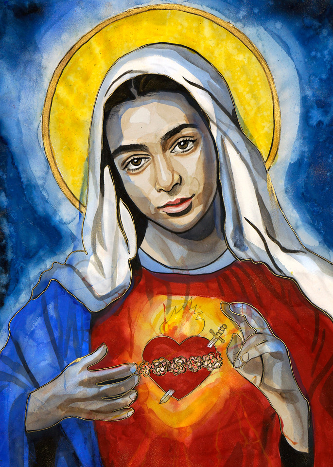 Immaculate Heart Of Mary Art | William K. Stidham - heART Art