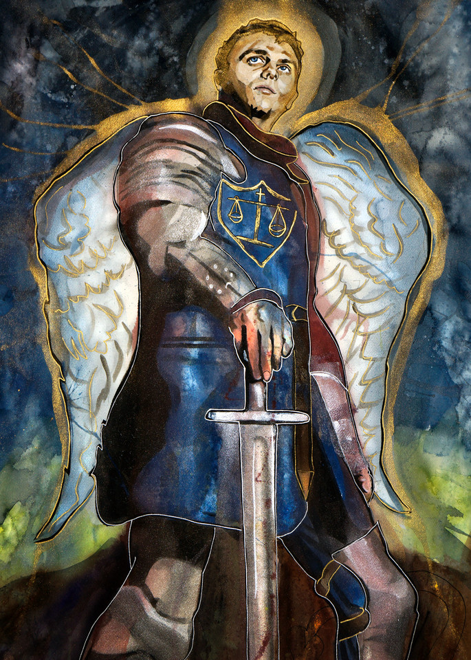Archangel Saint Michael Art | William K. Stidham - heART Art