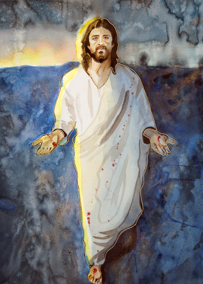 Jesus Walks On Water Art | William K. Stidham - heART Art