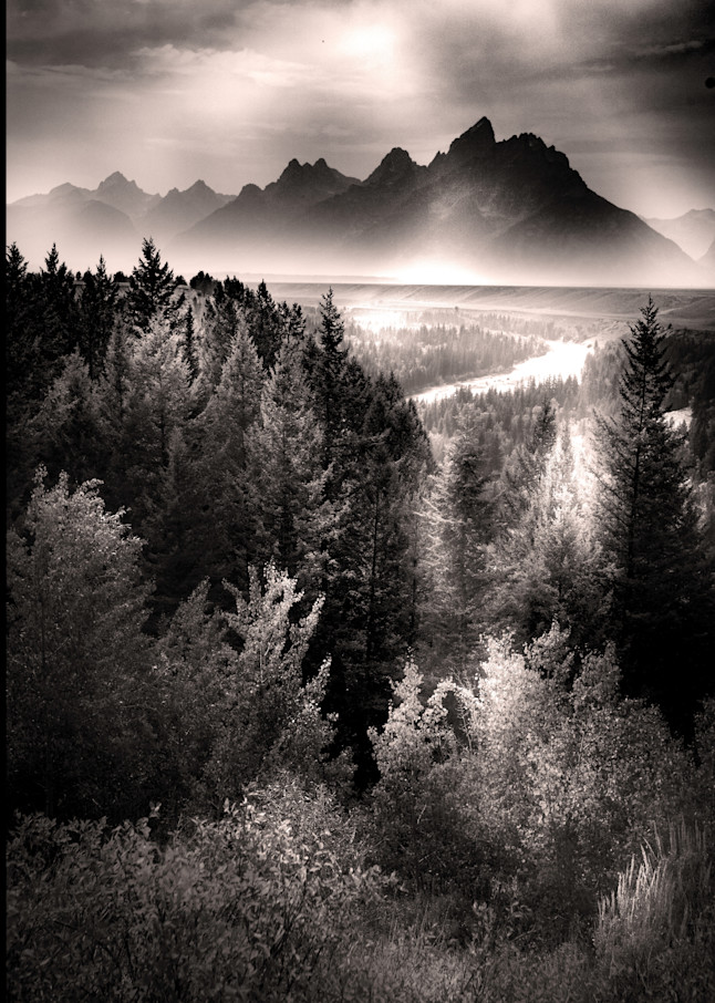 Grand Tetons from Snake River Overlook Wyoming