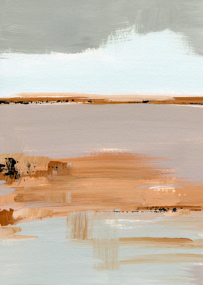 Giclee Art Print - Neutral Desert II- by contemporary Impressionist April Moffatt

