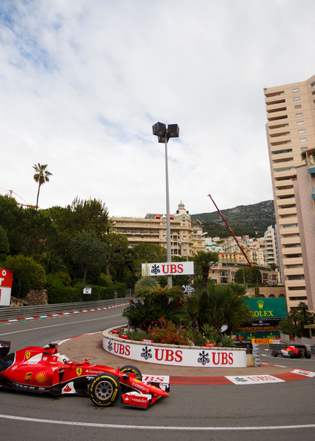 Ferrari At Fairmont Hairpin, Monaco Gp Photography Art | Russel Wong Photo Art