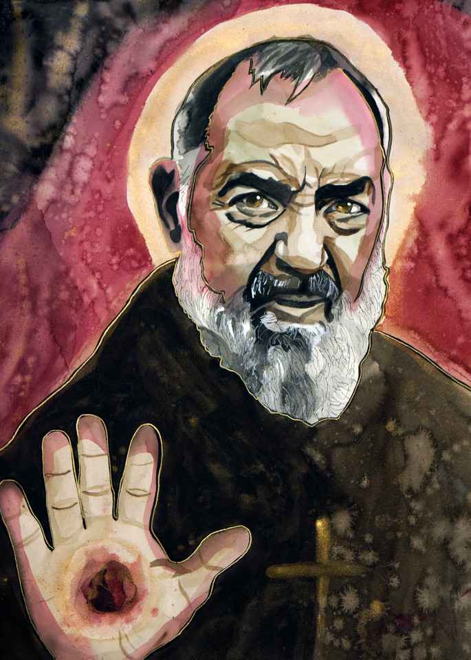 St. Padre Pio Art | William K. Stidham - heART Art