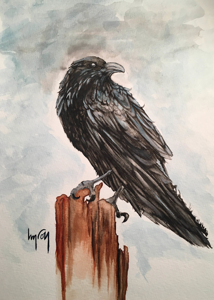 Raven No 1 - Guardian of Clarity and Purpose © Lisa Coriell Art