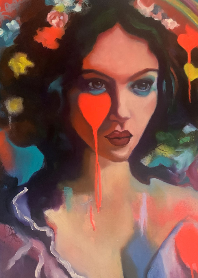 Queen Of Hearts Art | Feminine Overdose, The Art of Gina Marie