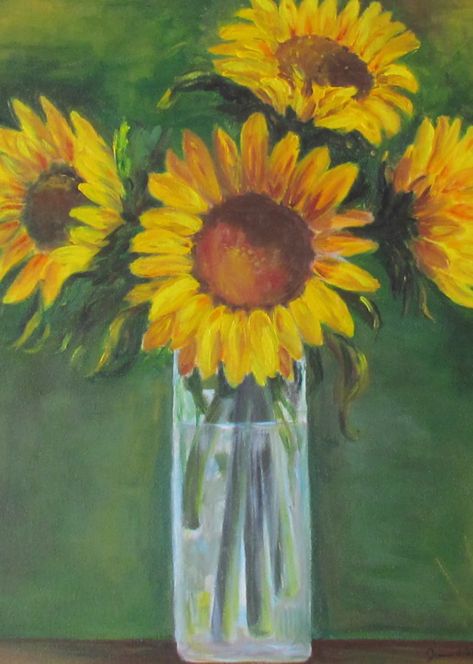 Sun Flowers 2 Art | Jeanie Watson