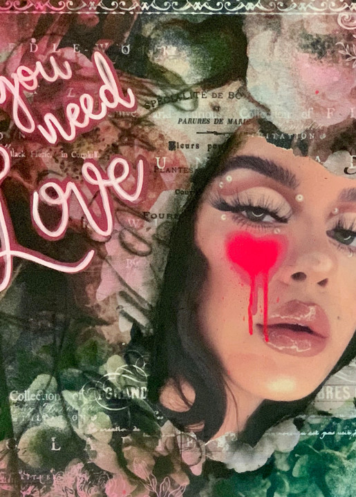 All You Need Is Love Art | Feminine Overdose, The Art of Gina Marie