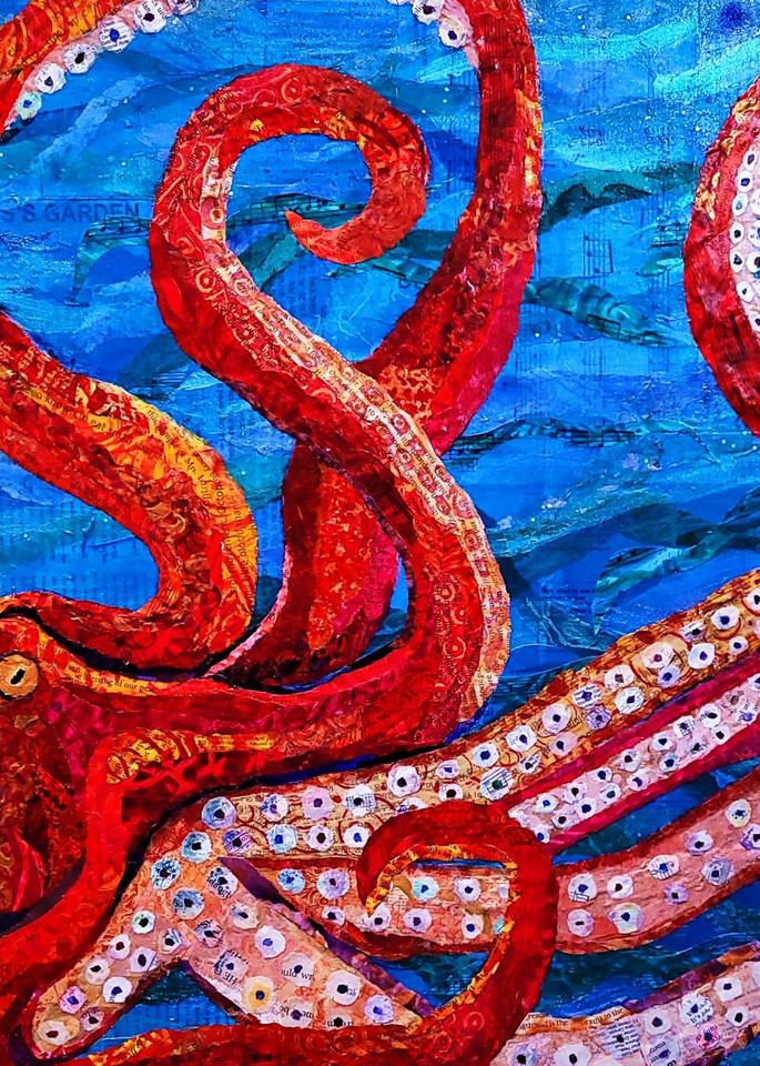 Giant Pacific Octopus Art | Poppyfish Studio