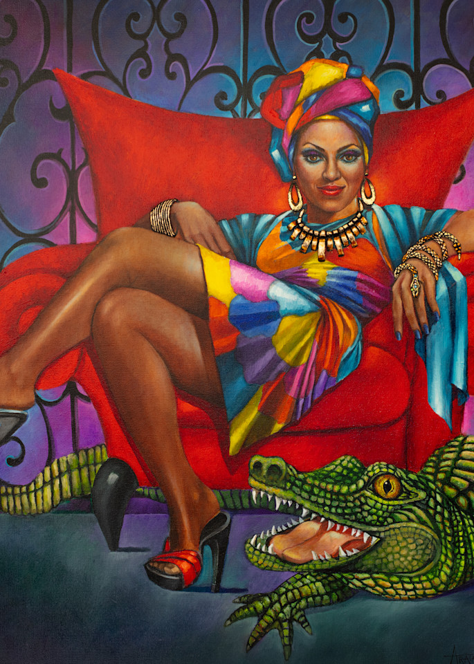  “Queen & Her Gator” Art | Geraldine Arata