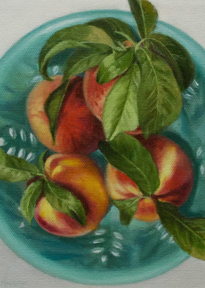 August Peaches Art | Gwenn Knapp Artist
