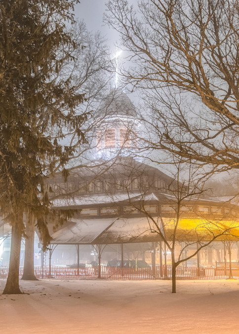 Tabernacle Winter Storm Art | Michael Blanchard Inspirational Photography - Crossroads Gallery