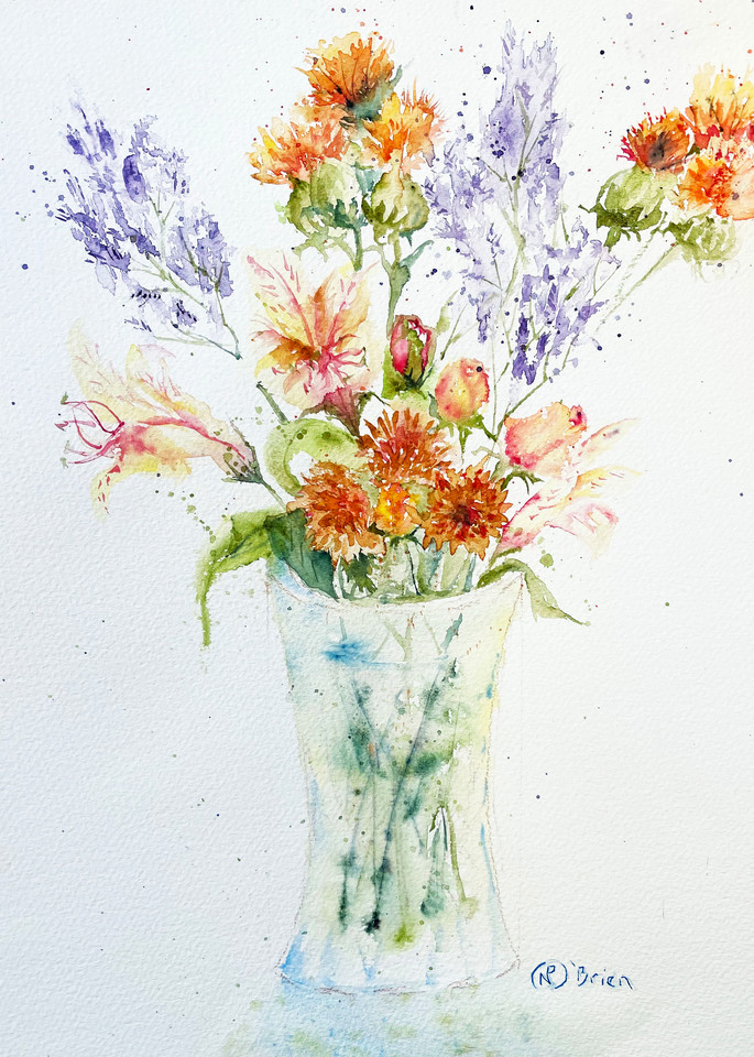 Fall Bouquet Art | Color Splash Ranch
