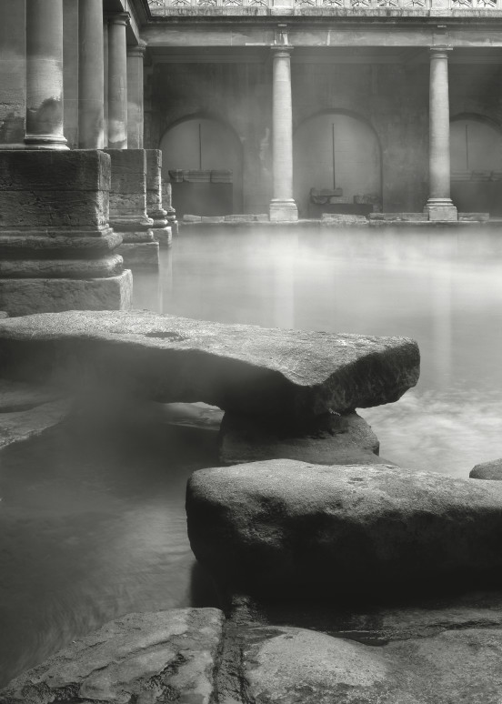 Roman Baths.Bw 2 Photography Art | John Edward Linden Photography
