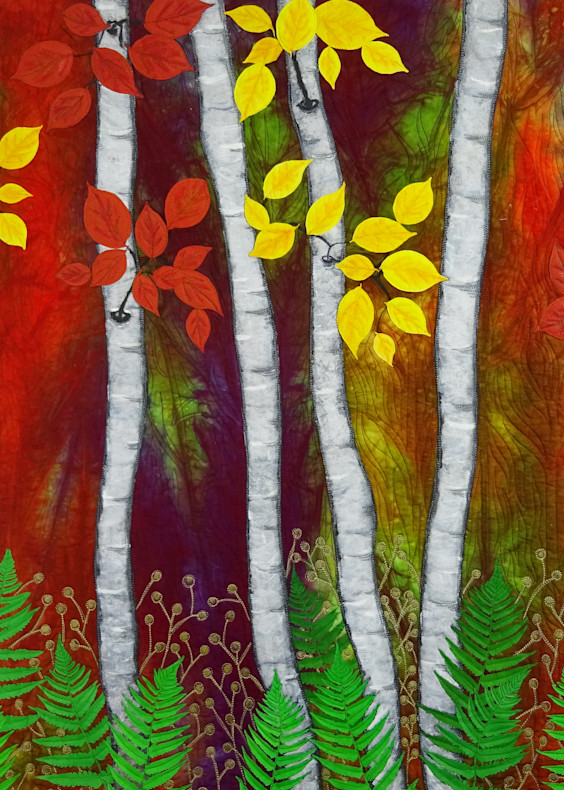 Autumn Birches Art | Rachel Derstine Designs