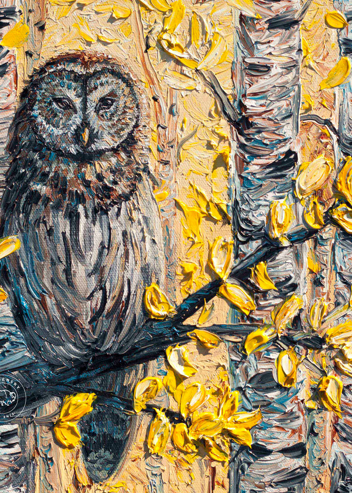 Owl In The Aspens Tote Art | Mordensky Fine Art