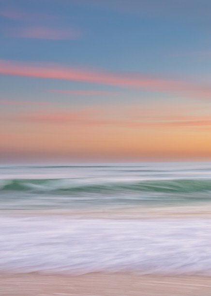 South Beach Soft Wave Art | Michael Blanchard Inspirational Photography - Crossroads Gallery