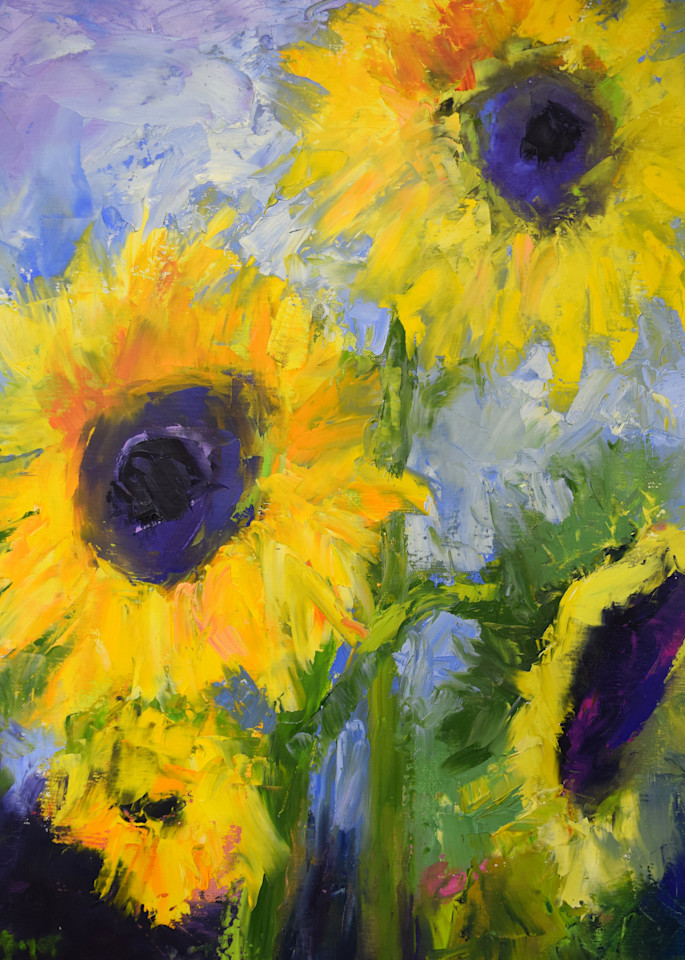 Robin's Sunflowers Art | Dawn Boyer Fine Art