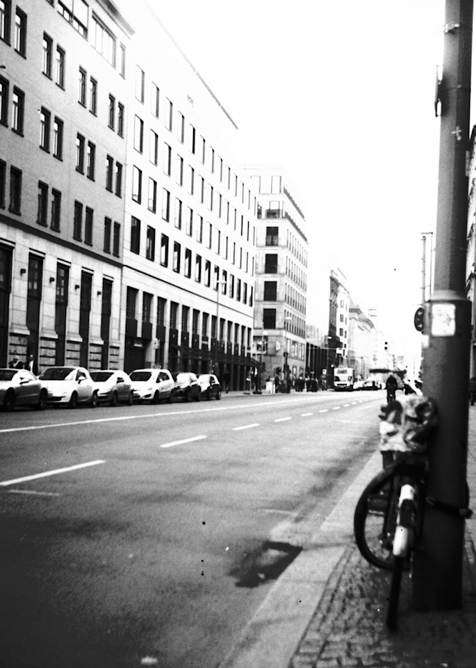 The streets of Berlin, Germany shot on film with a Soviet made Lubitel 2 - fine art photography print