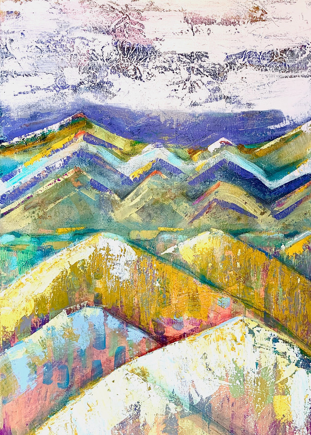 Tonto Mountains Art | L BaLoMbiNi / red paint studio