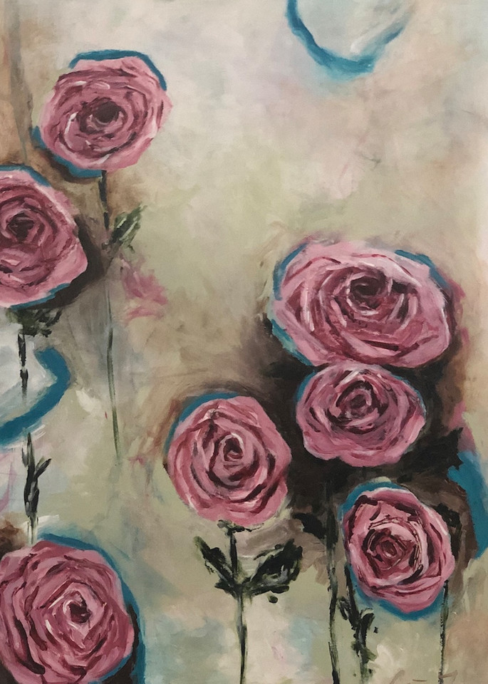 Seven Roses For Esther Art | Lisa Temple Fine Art