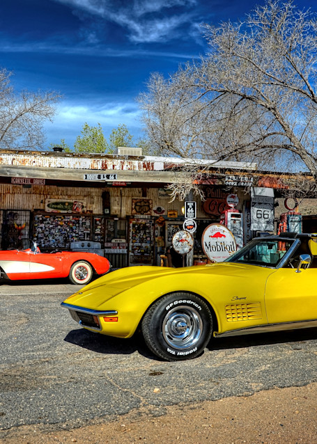 Corvette Parking Photography Art | Ken Smith Gallery