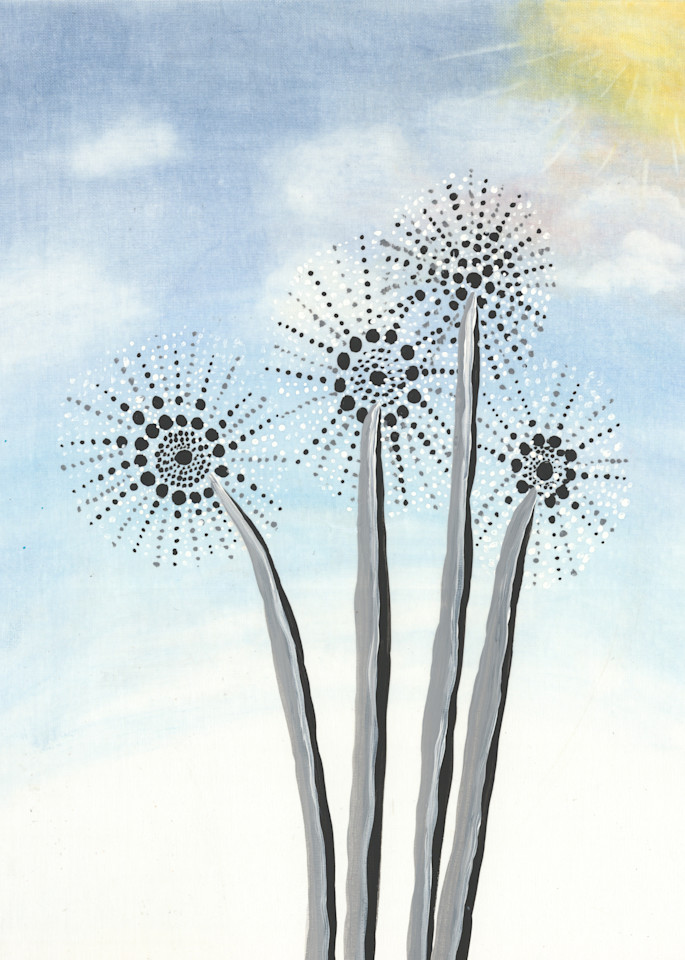 Dandelions Ready To Blow Art | LGLF Mystique Boutique 