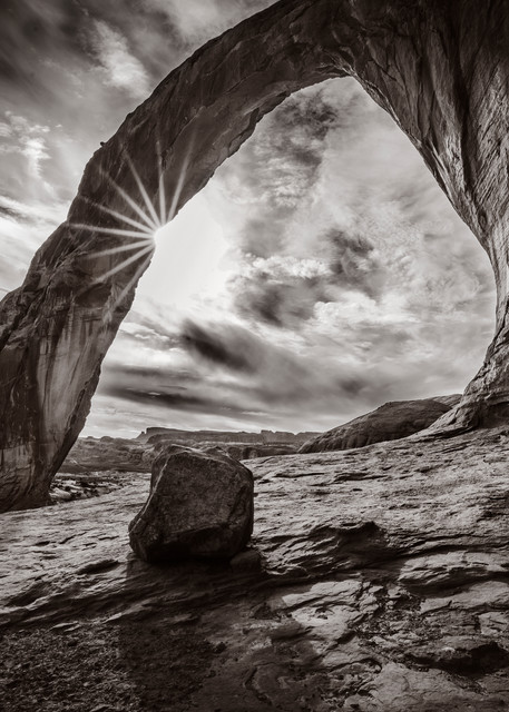 Black & White Corona Arch in Moab, Utah