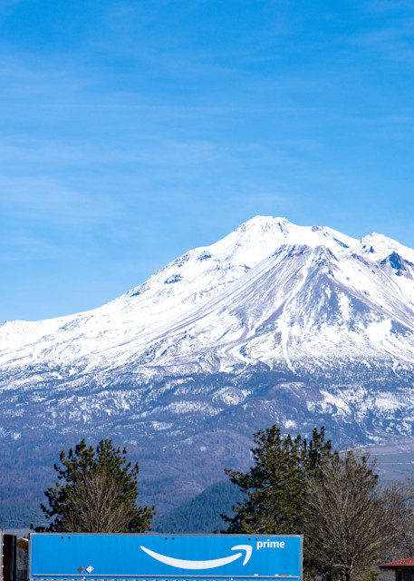 Shasta Prime View From Weed Ca Rest Stop On I5 Photography Art | Peter T. Knight Photography