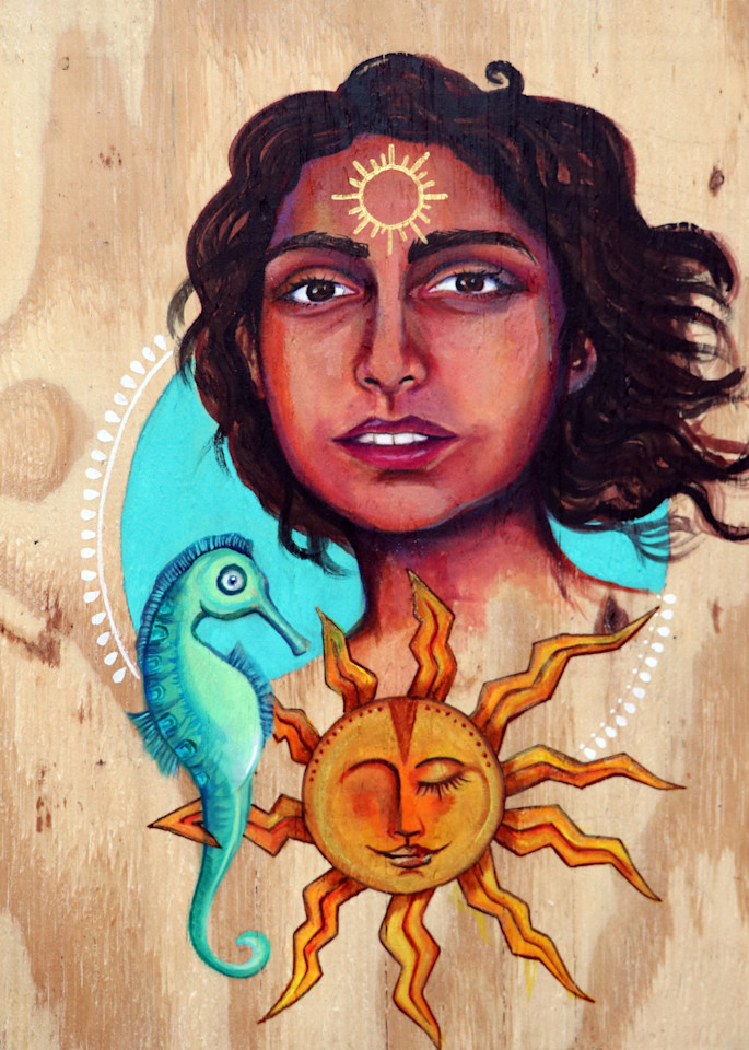 Diosa Del Sol (Sun Goddess) Art | Jasleni