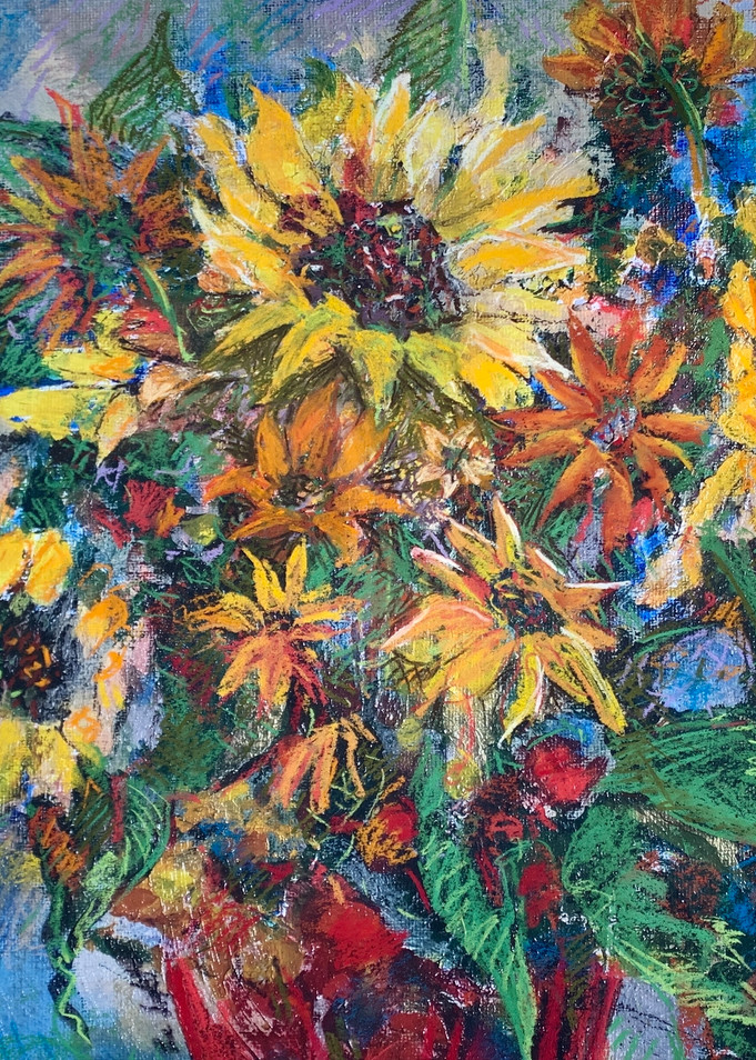 Vaseful Of Blooms Art | Joy Ann Cabanos