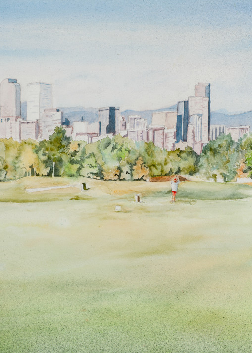 Denver City Course   The 8th Hole Art | Sabra's Art
