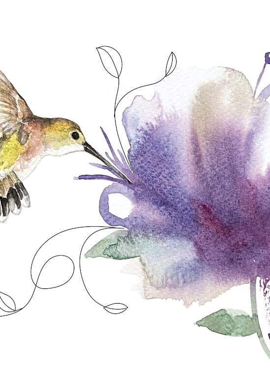 Purple Pollinator Art | Andrea Henning Art