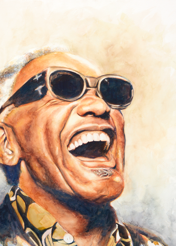 Ray Charles 300 Art | Afro Triangle Designs, LLC
