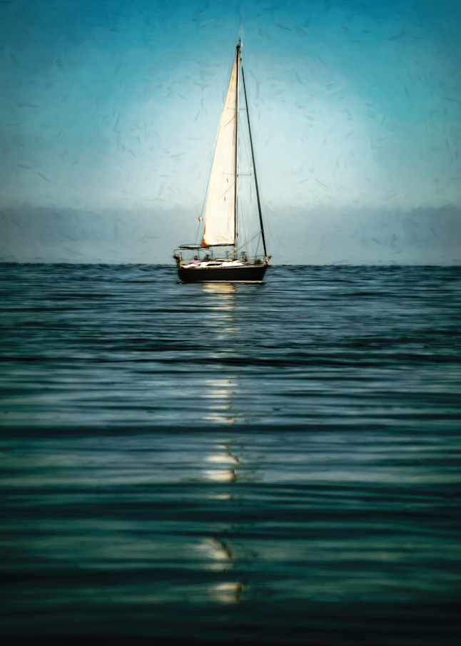 Painted Sailboat Photography Art | Eyes Wide Open Photography