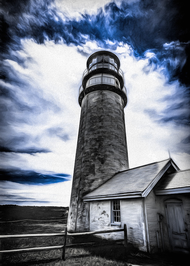 Painted Lighthouse Photography Art | Eyes Wide Open Photography