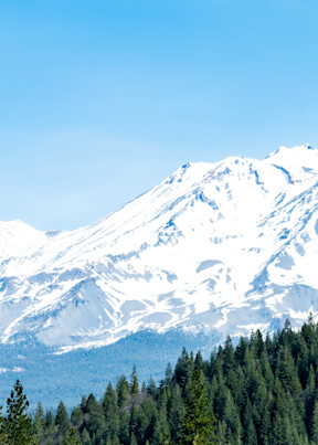 Mt Shasta And Shastina From South Photography Art | Peter T. Knight Photography