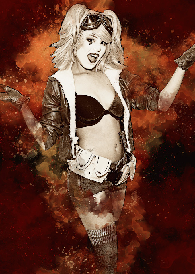 Bombshell Harley  Art | Immortal Concepts Studios